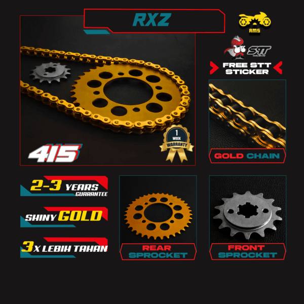 GOLD SET 415 - RXZ [YAMAHA]  / LAGENDA  / SRL110