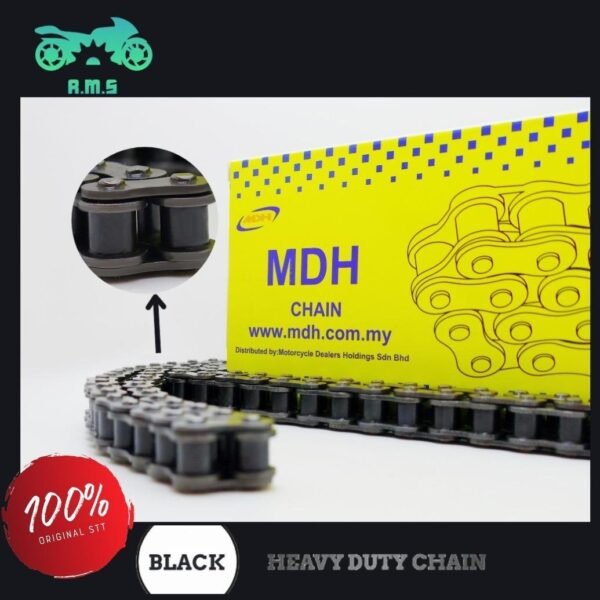 428 RANTAI HITAM MOTOSIKAL Y15 Y16 LC135 5S RS150 EX5 WAVE RXZ Y125ZR Y110 Y100
