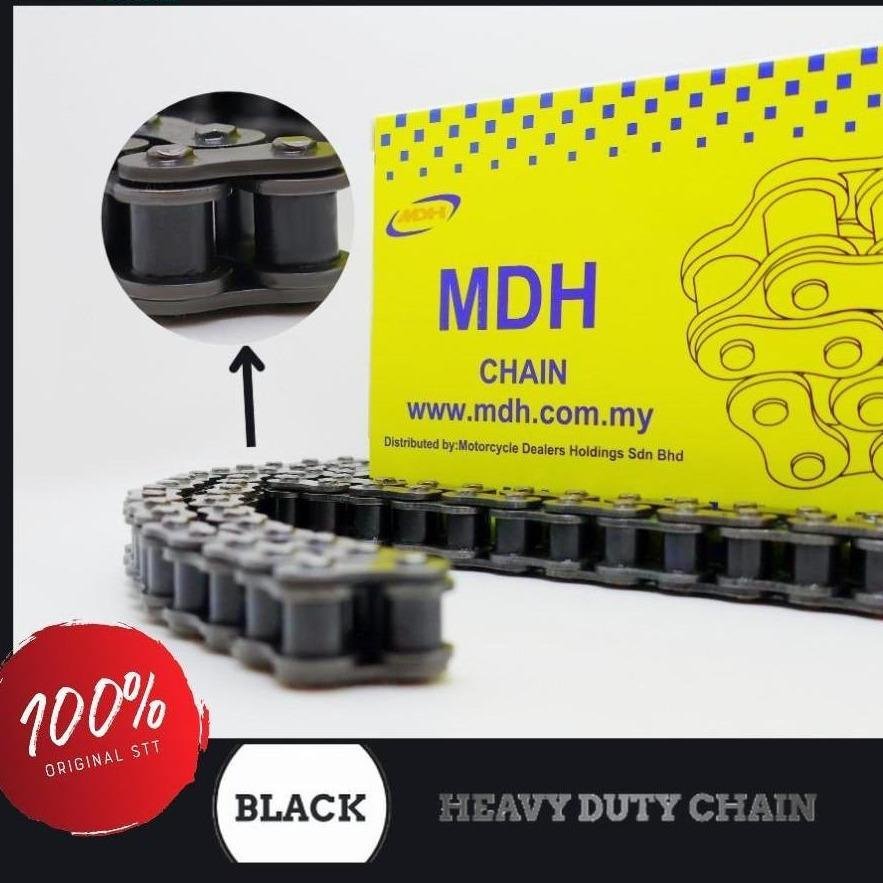WAVE100R / WAVE110 / WAVE125 / FUTURE / DASH / EX5 FI (FUEL INJECTION) 428 SPOKET DEPAN BELAKANG EMAS SEKALI RANTAI HITAM - SET KOMBO RATIO MOTORSIKAL MOTOR RANTAI TUGAS BERAT TEBAL / BESAR / KECIL - Image 3