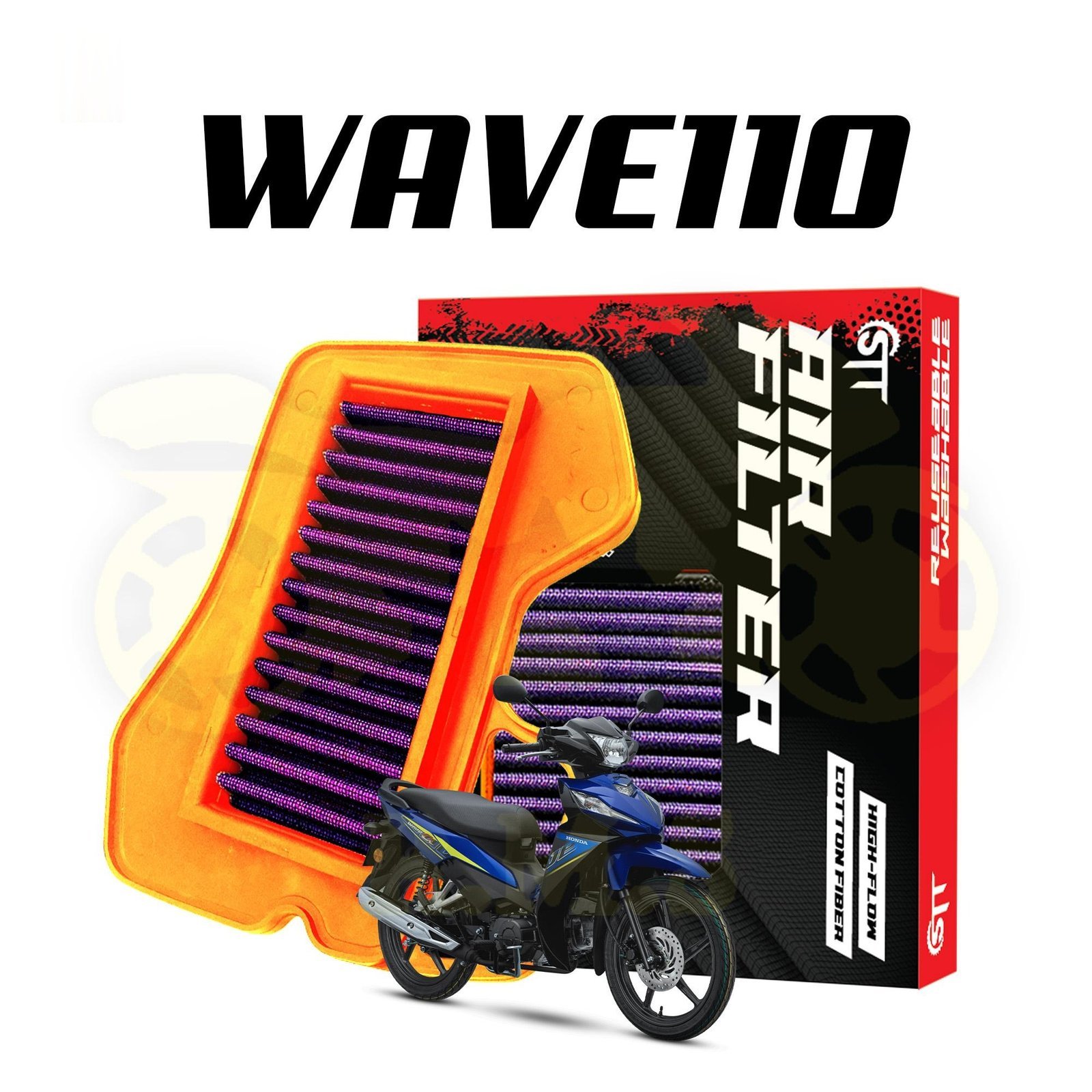 100% ORIGINAL STT air filter Y15 Y16 Y15ZR Y16ZR YSUKU LC135 V1 ~ V8 RS150 EX5 Wave 110 Wave125 MT15 R15 MT25 R25 | LC 135 RS 150 RSX150 RSX 150 CBR150R FZ150 - Image 6