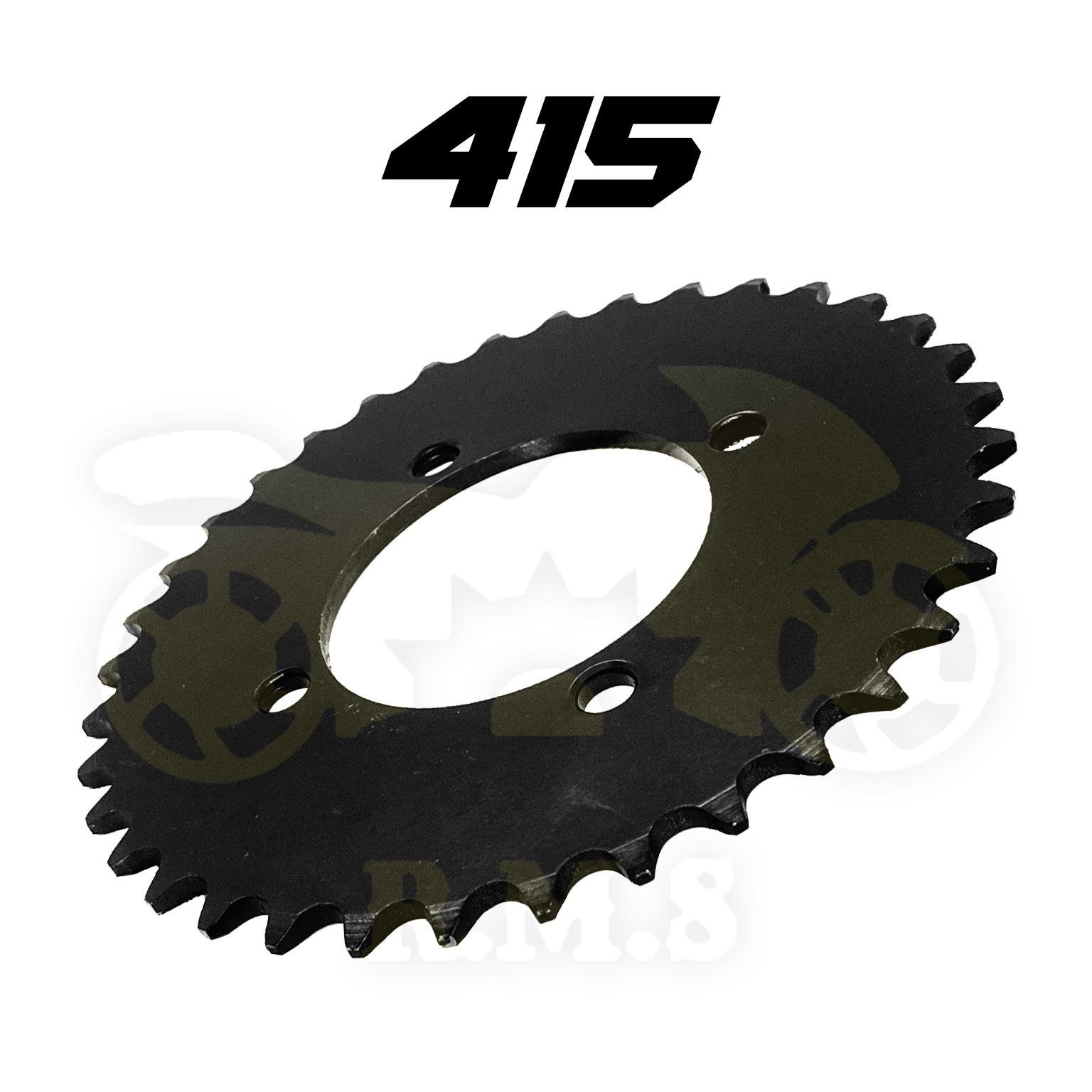 MDH Y15ZR / Y16ZR / VOGE FR150 / Z15GT Y15 YSUKU RS150 RSX150 CBR150 CBR 415 / 428 Spoket spocket Sprocket Motorsikal Depan Belakang hitam Black ratio - Image 7